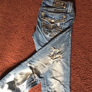Ripped Miss me jeans